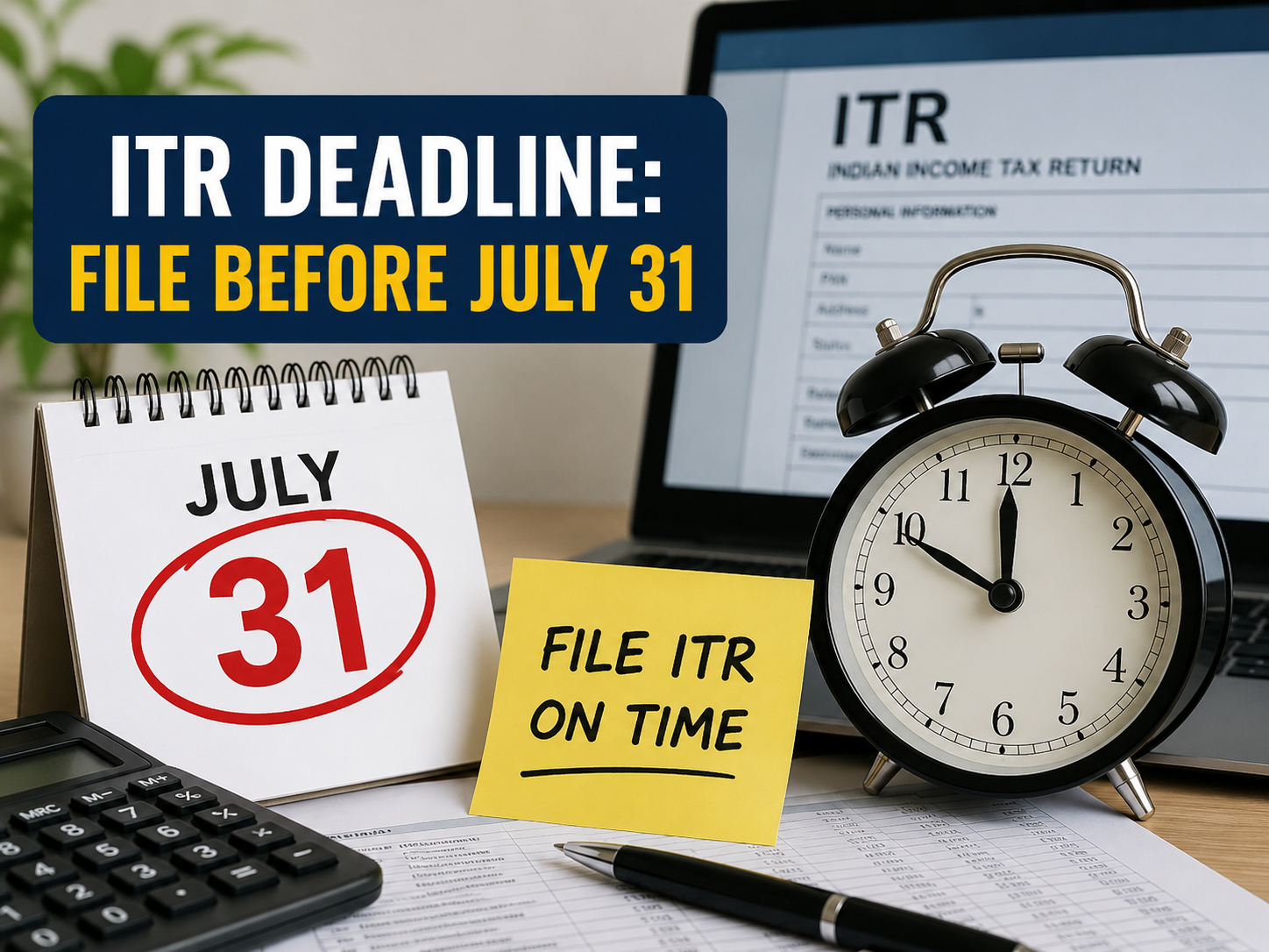 ITR Filing Deadline 2026: Will the July 31 Due Date Be Extended? Check CBDT’s Latest Update, Rumours vs Reality, Penalties, Documents Required & Step-by-Step Filing Guide