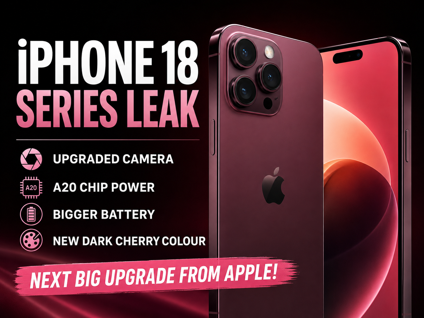 Apple iPhone 18 Series Leak: iPhone 18, iPhone 18 Plus, iPhone 18 Pro & Pro Max – Expected Launch Date in India, Price, Camera, Battery, A20 Chip, New Colour & More